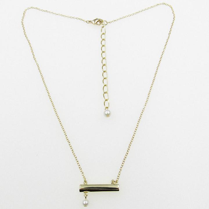 Vieste Rosa Womens White Brass Pendant Necklace