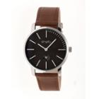 Simplify The 4700 Unisex Brown Strap Watch-sim4703