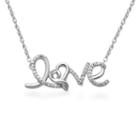 Hallmark Diamonds Womens 1/7 Ct. T.w. Genuine White Diamond Sterling Silver Heart Pendant Necklace