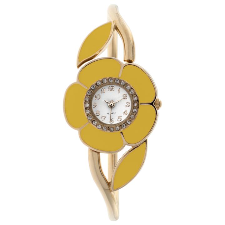 Mixit Womens Gold Tone Bangle Watch-jcp2976gyl
