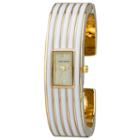 Laura Ashley Womens White Bangle Watch-la31033wt