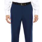Jf J. Ferrar Blue Stretch Suit Pants - Classic Fit
