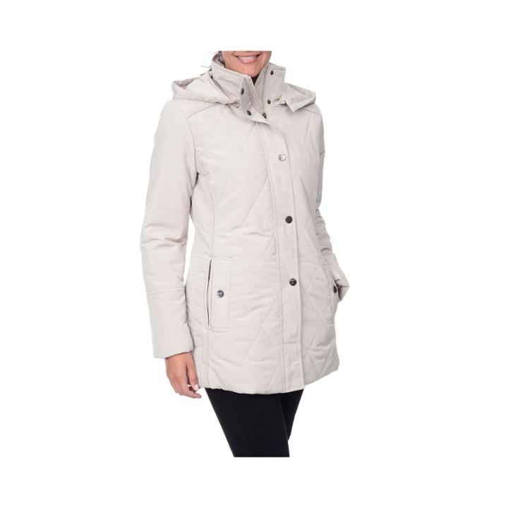 Fleet Street Faux-silk Quilted Coat