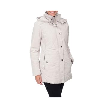 Fleet Street Faux-silk Quilted Coat