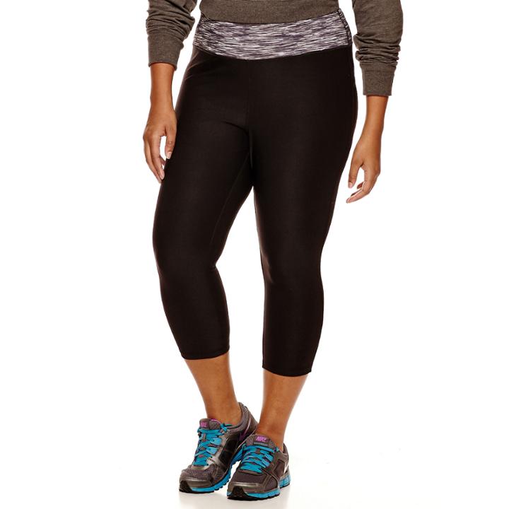 Xersion&trade; Mesh Athletic Capris - Plus