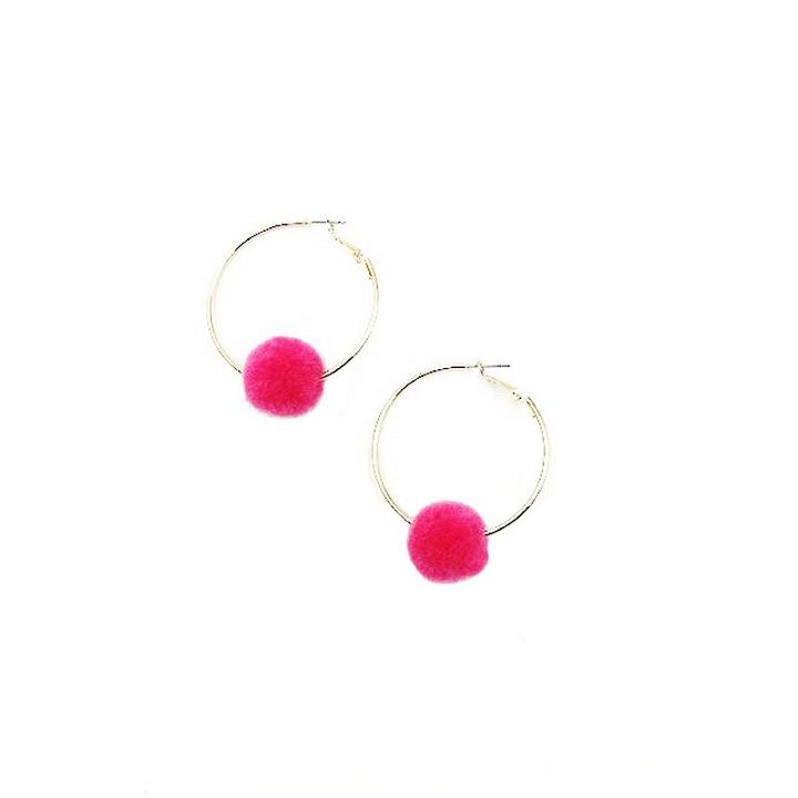 Bijoux Bar 1 1/2 Inch Hoop Earrings
