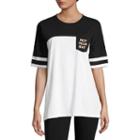 Flirtitude Not Your Bae Graphic T-shirt- Juniors