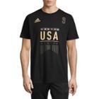 Adidas Team Usa Short Sleeve Crew Neck T-shirt-athletic