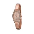 Laura Ashley Womens Rose Gold Expandable Bracelet Watch La31010rg