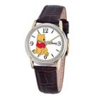 Disney Cardiff Womens Winnie The Pooh Brown Leather Watch