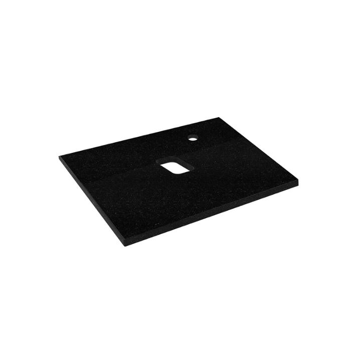American Imaginations Xena Quartz Rectangle Countertop Deck Mount Right Faucet Quartz Top