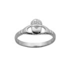 Sterling Silver Claddagh Crown Ring