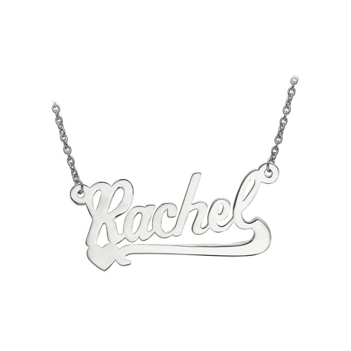 Personalized 14x29mm Aktuelle Font Name Necklace