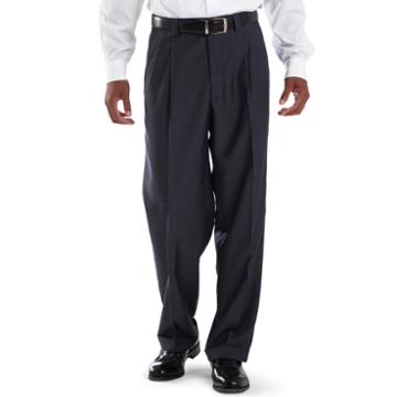 Steve Harvey Pleated Sharkskin Dress Pants