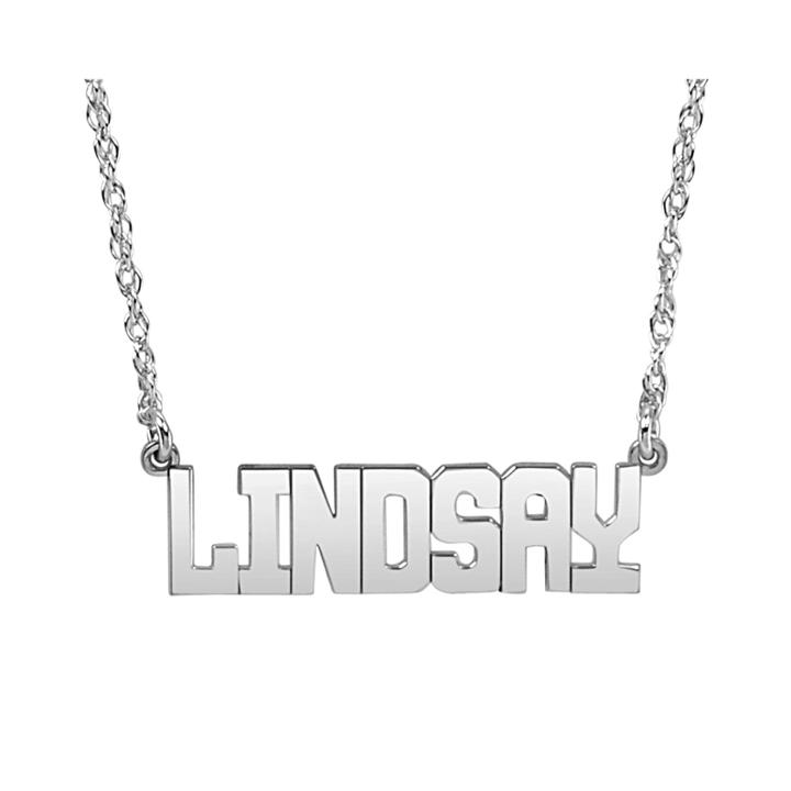 Personalized All Caps Name Necklace