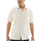 Van Heusen Short-sleeve Giant Windowpane Woven Shirt