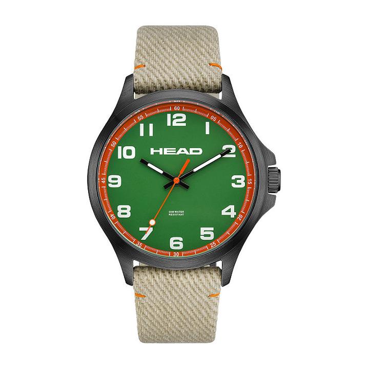 Head Unisex Brown Strap Watch-he-008-03