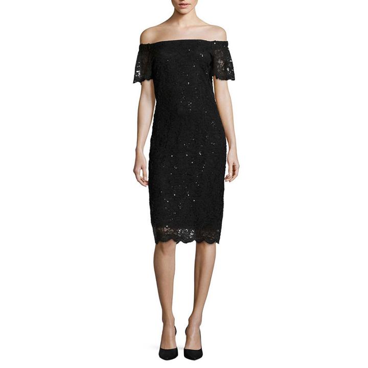 Tiana B Short Sleeve Sheath Dress - Tall