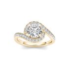 1 1/2 Ct. T.w. Diamond 14k Yellow Gold Engagement Ring