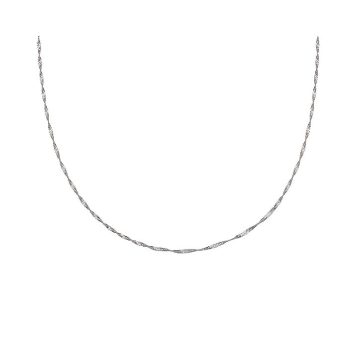 Silver Reflections&trade; Sterling Silver 18 Singapore Chain Necklace