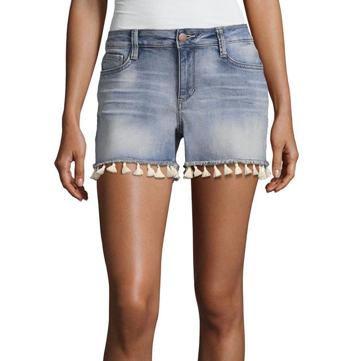 A.n.a Tassle Denim Shorts (3 1/2)