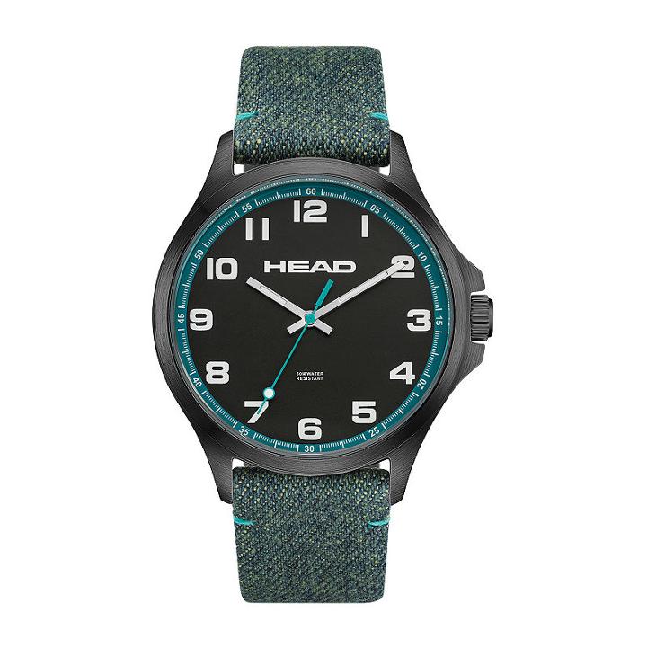 Head Unisex Green Strap Watch-he-008-02