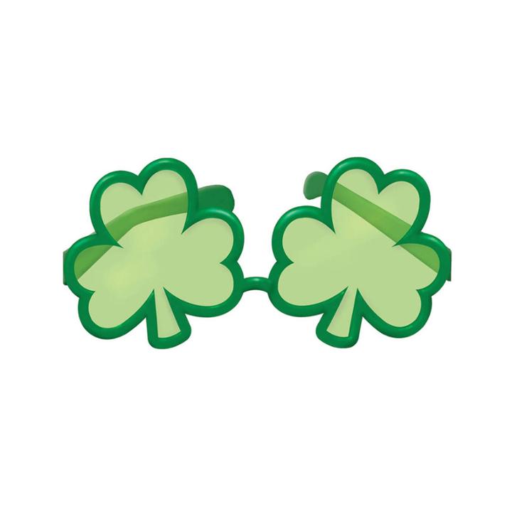 St. Patrick's Day Shamrock Shaped Sunglasses
