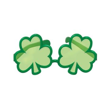 St. Patrick's Day Shamrock Shaped Sunglasses