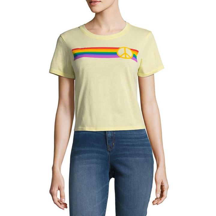 Peace Cropped Tee - Juniors