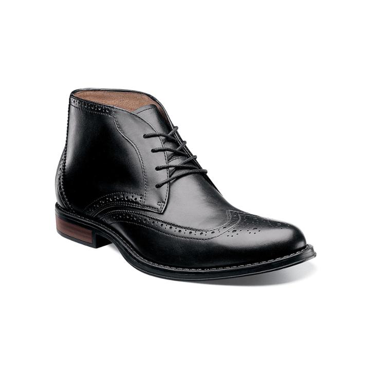 Nunn Bush Rawson Mens Wingtip Leather Chukka Boots