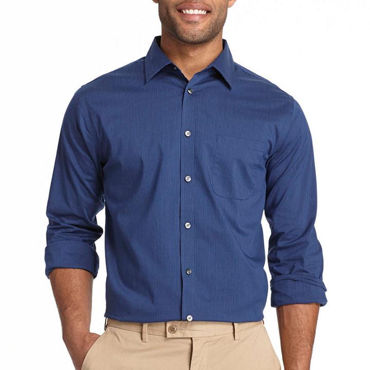 Van Heusen Long-sleeve Traveler Stretch Shirt