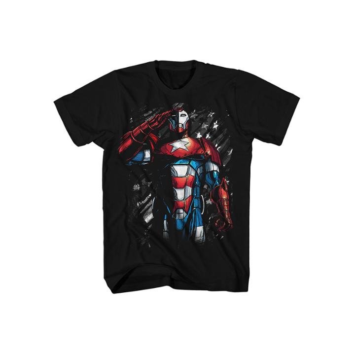 Marvel Short-sleeve Iron Patriot Cotton Tee