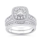 Womens 1/10 Ct. T.w. Genuine Multi-shape White Diamond 10k Gold Engagement Ring