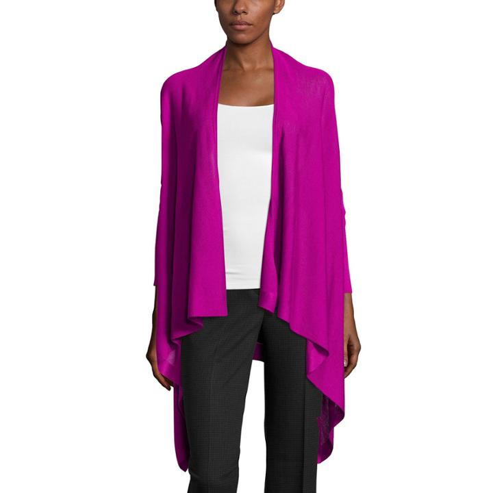 Worthington Long-sleeve Flyaway Cardigan