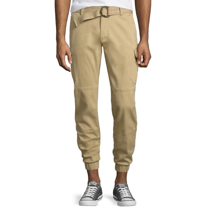 Ecko Unltd. Belted Fierce Cargo Joggers