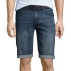 Unionbay Wilder Stretch Belted Denim Shorts