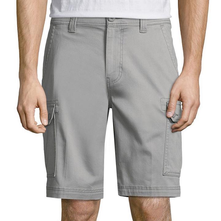 St. John's Bay Stretch Twill Cargo Shorts