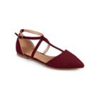 Journee Collection Keiko Ankle-strap Ballet Flats