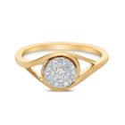 Womens 1/7 Ct. T.w. Genuine Diamond White Engagement Ring