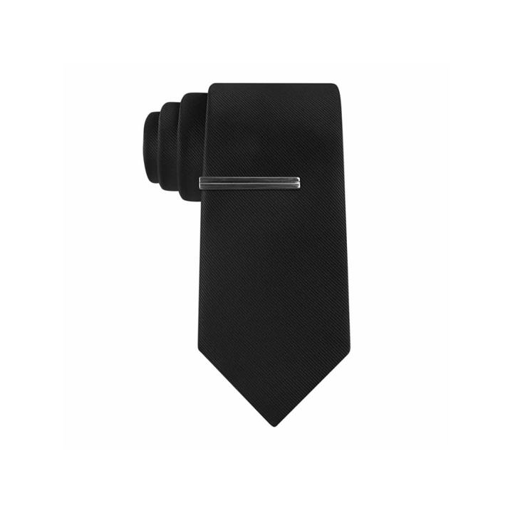 J.ferrar Faille Solid Slim Tie