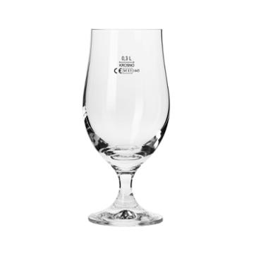 Krosno Bruno Set Of 6 Lager Beer Glasses