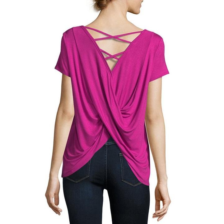A.n.a. Drape Back Tee