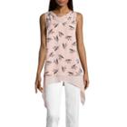 Worthington Double Layer V Neck Tunic