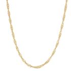 18k Gold Over Silver 24 Inch Chain Necklace