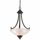 Wooten Heights 25 Tall Iron And Glass Pendant Indark Bronze Finish