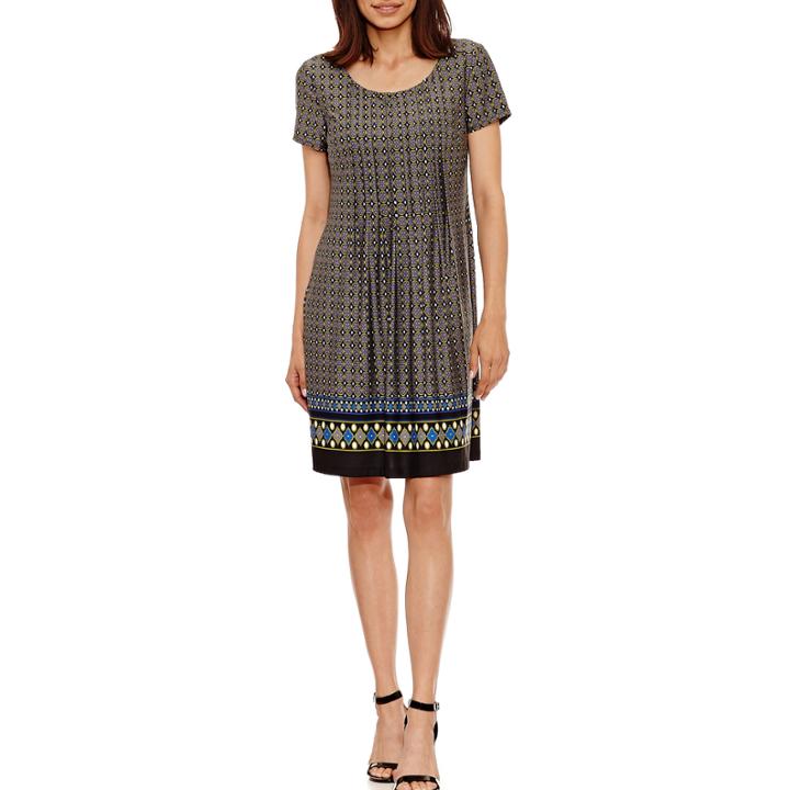 Perceptions Sleeveless Sheath Dress-petites