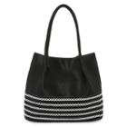 St. John's Bay Colorblock Pu Tote Bag