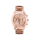 Caravelle New York Womens Rose-tone Dial Rose-tone Chronograph Watch 44l115