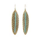 El By Erica Lyons Gold Over Brass Drop Earrings