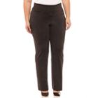 Black Label By Evan-picone Slim Fit Trousers-plus